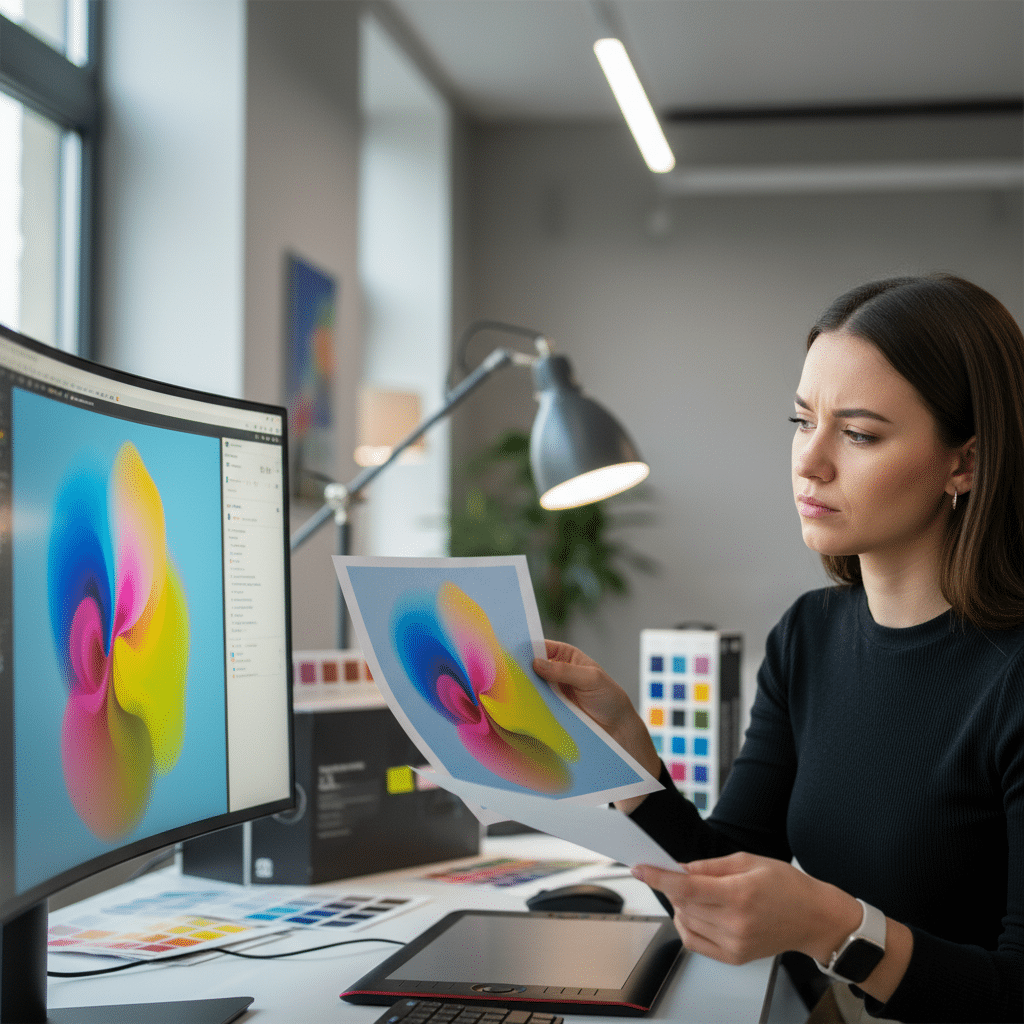 หน้าจอสีสด พอปรินท์แล้วหมอง? ไขปริศนา 'RGB vs CMYK' ที่คนสั่งงานพิมพ์ต้องรู้ - rgb-vs-cmyk-printing-color-difference-guide