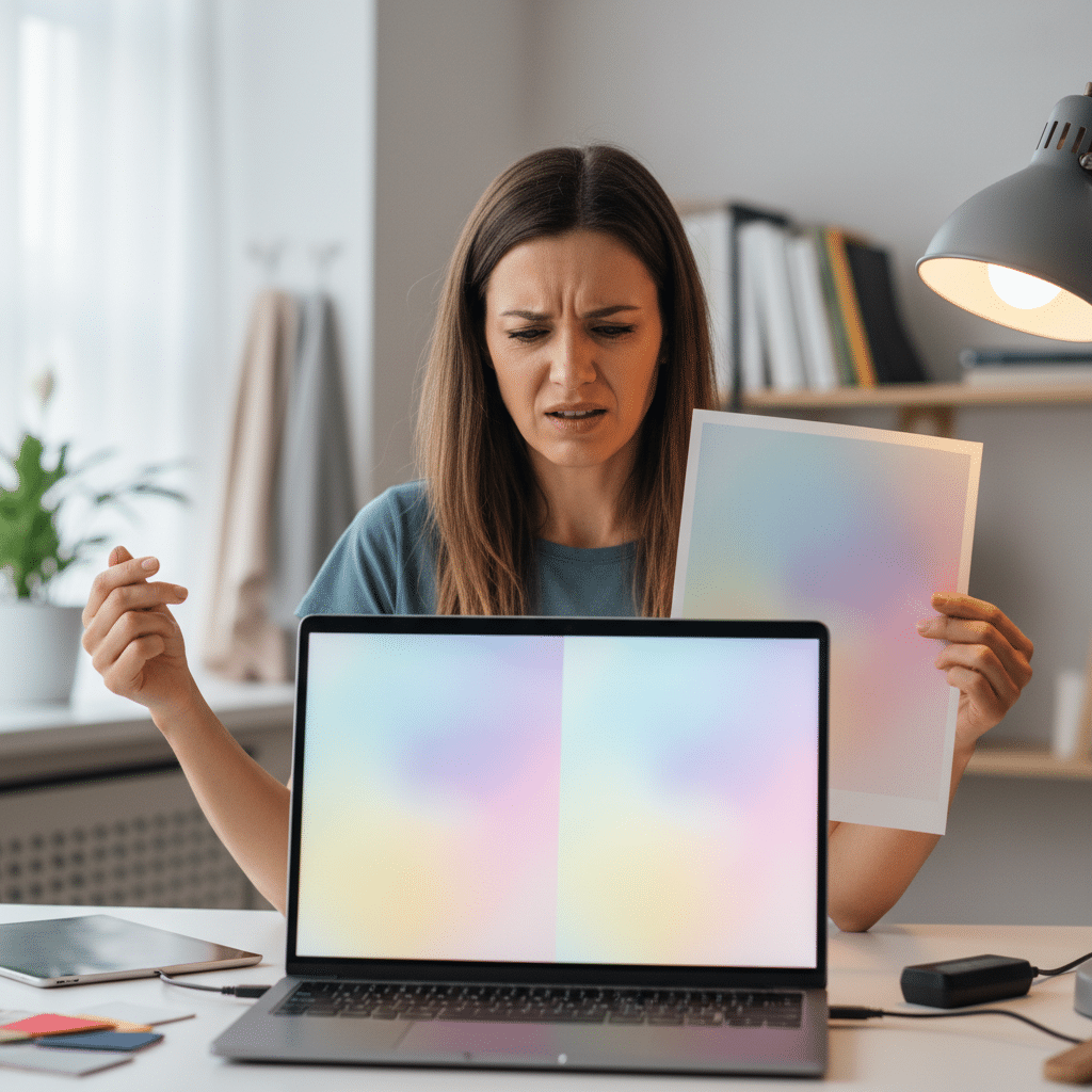 หน้าจอสีสด ทำไมพิมพ์จริงสีตุ่น? ไขรหัส 'RGB vs CMYK' ปรับไฟล์ยังไงให้ได้สีตรงใจ - rgb-vs-cmyk-printing-color-difference-guide