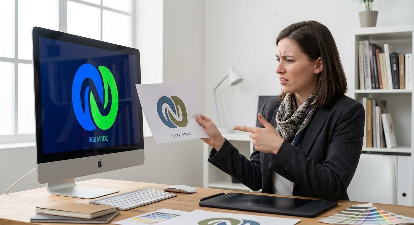 ออกแบบในคอมฯ สีสด พิมพ์จริงทำไมหมอง? ไขปริศนา 'RGB vs CMYK' ที่มือใหม่ต้องรู้ - rgb-vs-cmyk-printing-color-difference-guide