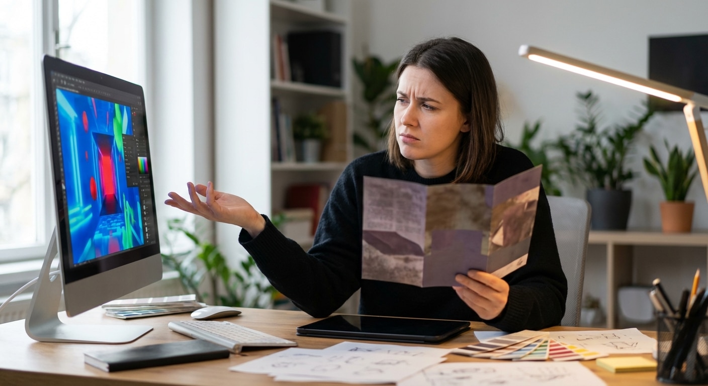 สีจอไม่ตรงงานจริง? เจาะลึก RGB vs CMYK และวิธีแก้สีเพี้ยน! - rgb-vs-cmyk-printing-color-guide