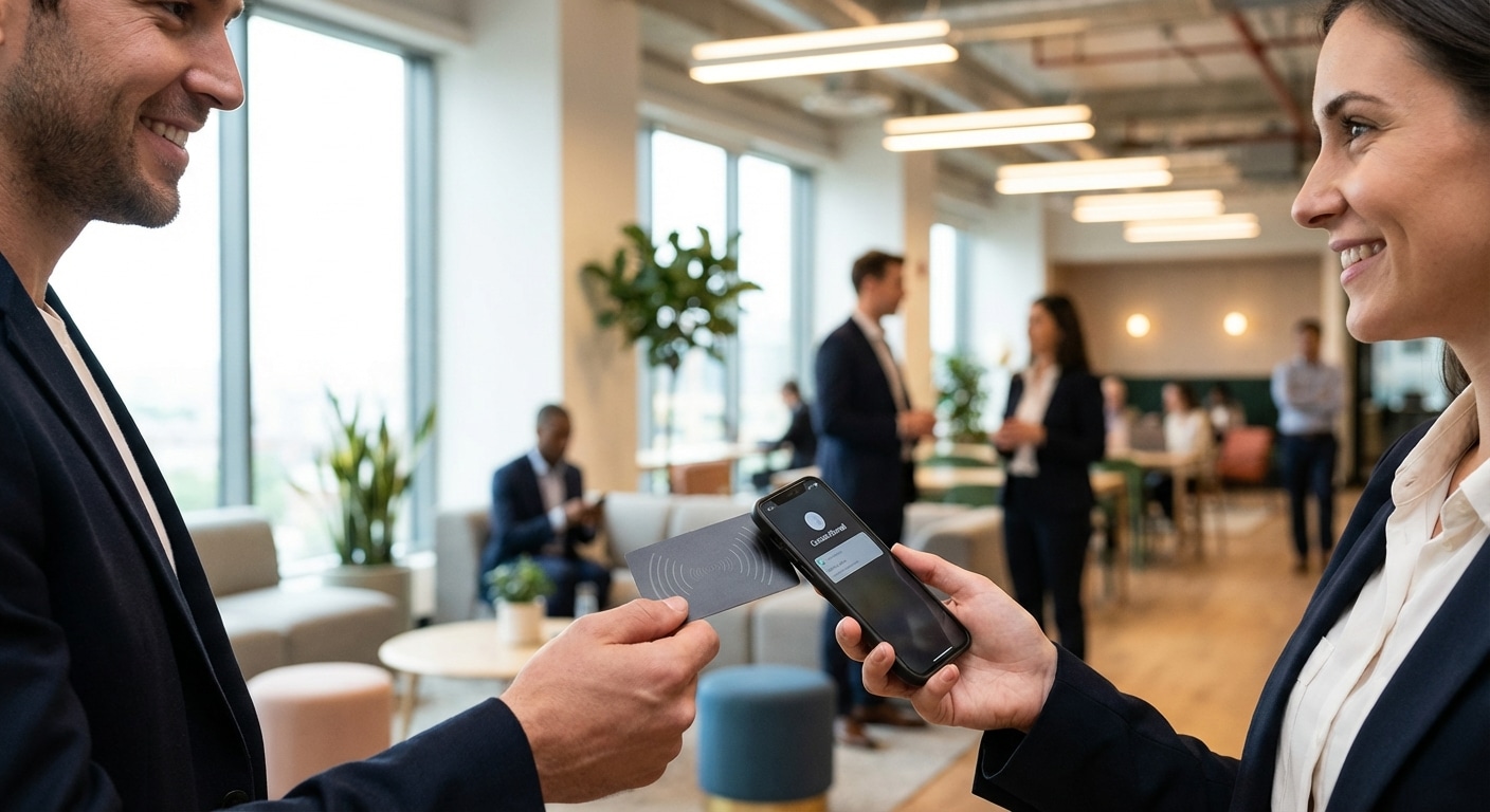 เทรนด์ 2026: “Smart Business Card” นามบัตรอัจฉริยะ แตะปุ๊บ Save ปั๊บ - smart-business-card-nfc-trend-2026