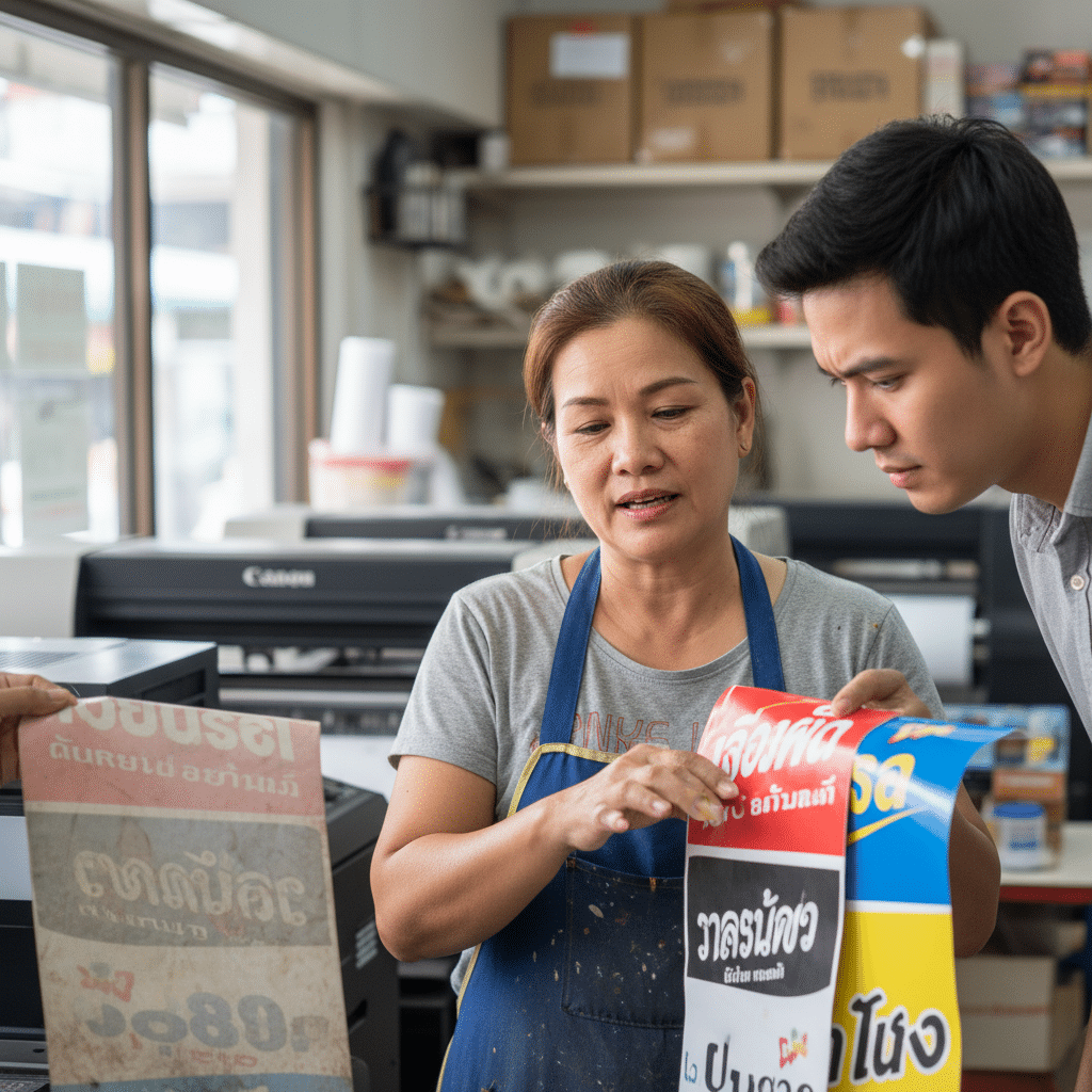 ป้ายซีดเร็วเพราะอะไร? เช็ก 'หมึกพิมพ์ Solvent vs Eco-Solvent' เลือกผิดสีจางใน 3 เดือน - solvent-vs-eco-solvent-ink-printing-difference