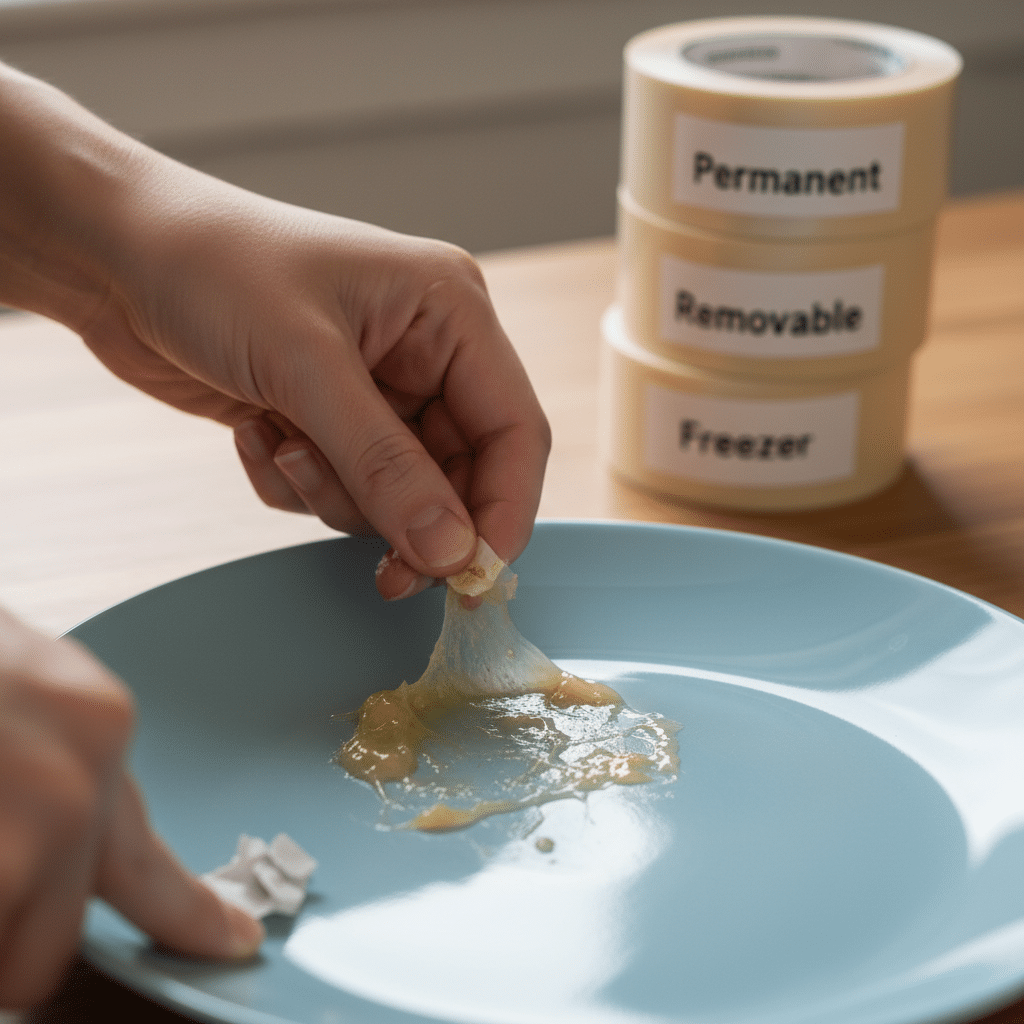 แกะแล้วเป็นคราบ? รู้จัก 'กาวสติ๊กเกอร์' 3 เกรด Permanent / Removable / Freezer เลือกผิดสินค้าพัง! - sticker-adhesive-types-permanent-removable-freezer-guide