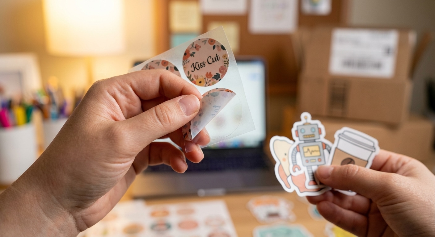 ไดคัท 50% หรือ 100% ดี? เจาะลึกวิธีสั่ง 'Sticker Die-cut' ให้ลอกง่าย ไม่กินเนื้อ แจกก็ได้ แปะก็ดี - sticker-die-cut-kiss-cut-vs-full-cut-guide