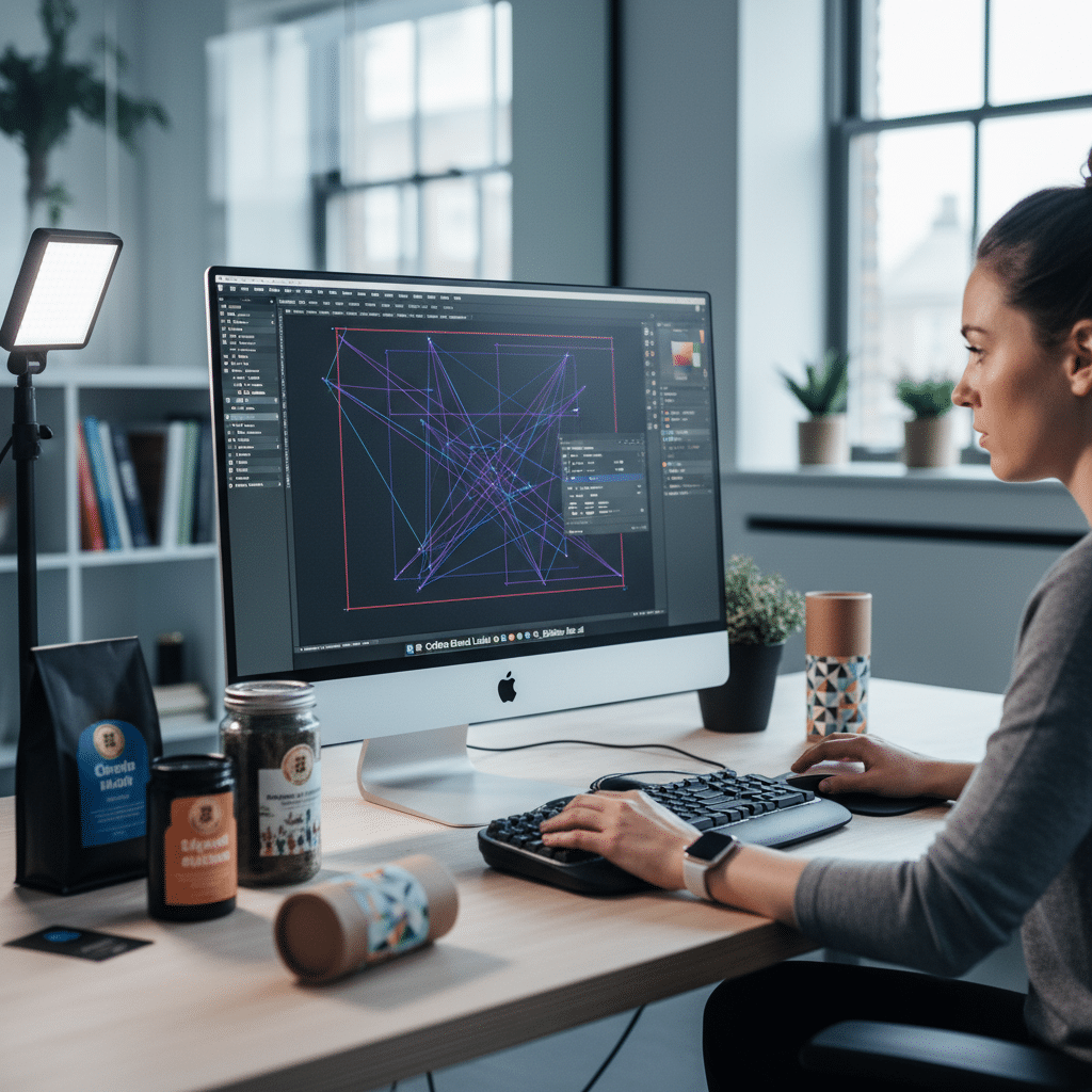 ไดคัทฉลากสินค้า: เตรียมไฟล์อย่างไรให้คมกริบ ไม่ตกขอบ - sticker-dieline-file-prep-guide