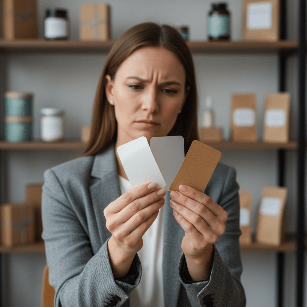 เลือกสติ๊กเกอร์ให้ปัง: PP vs PVC vs กระดาษ สำหรับฉลากสินค้า - sticker-material-comparison-sme