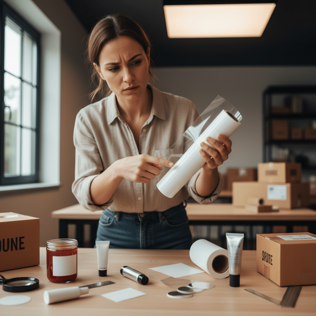 PP, PVC, PET ต่างกันยังไง? เลือกสติ๊กเกอร์ให้ถูกกับงาน - sticker-material-pp-pvc-pet-guide