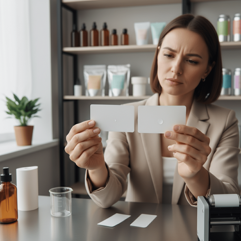 สติ๊กเกอร์ PP vs PVC: เลือกวัสดุฉลากให้เหมาะกับสินค้า - sticker-material-pp-vs-pvc-guide