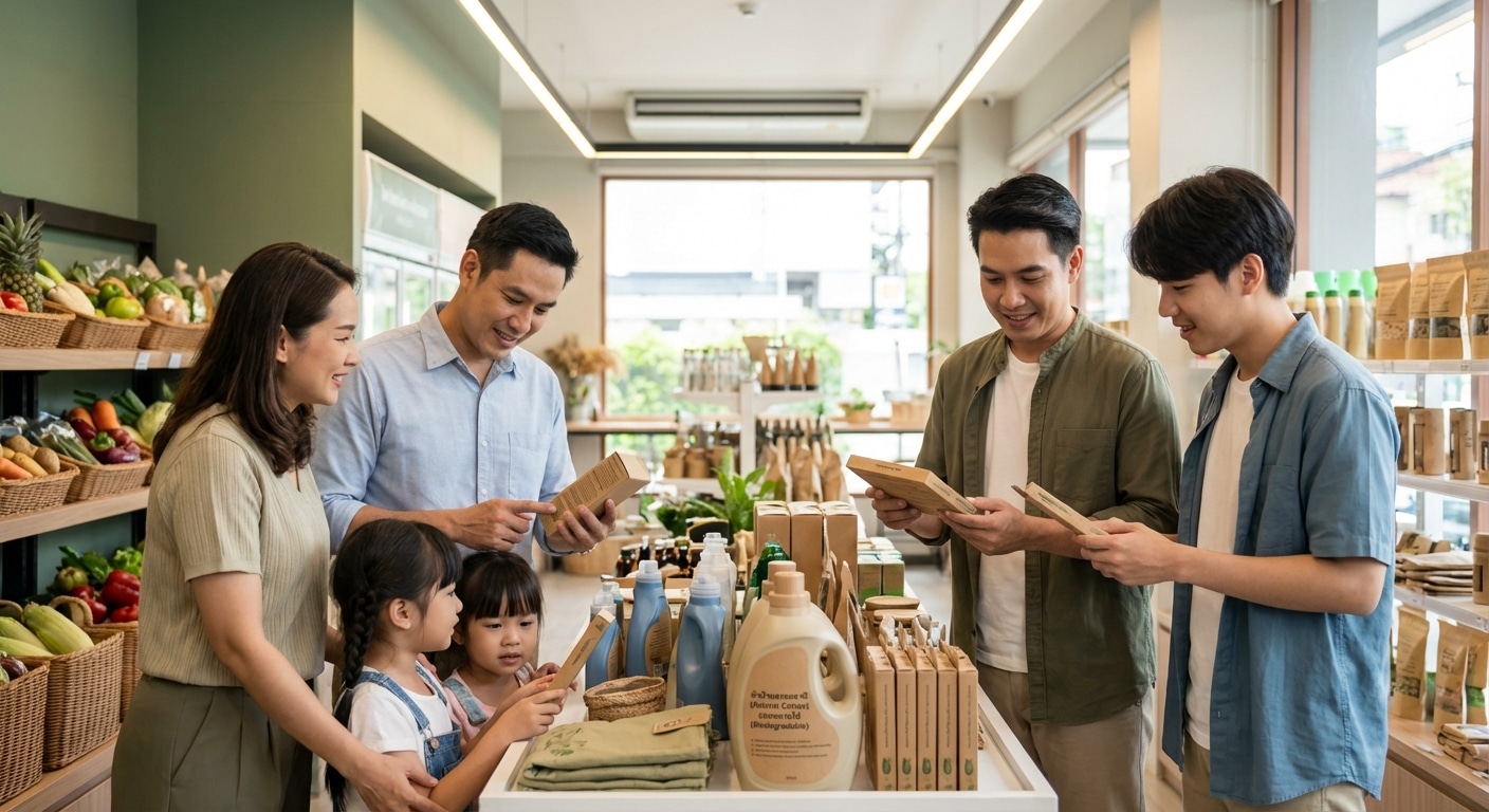 เลิกใช้พลาสติก? เจาะเทรนด์ 2026 'ฉลากสินค้ารักษ์โลก' ที่แบรนด์ไทยต้องปรับตัวก่อนตกขบวน - sustainable-eco-friendly-label-packaging-trends-2026