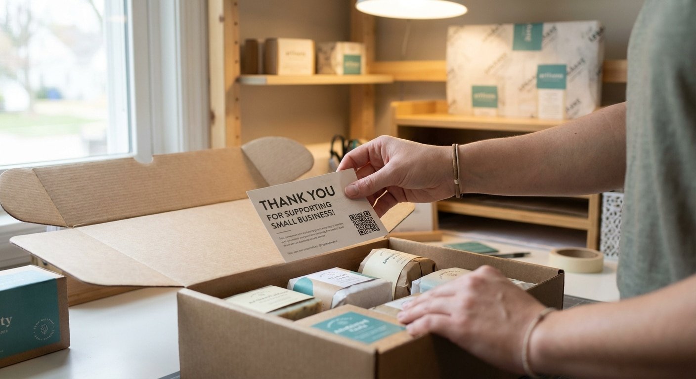 ค่าแอดแพง! สู้ด้วย 'Thank You Card' พิมพ์ QR Code ดึงลูกค้าซื้อซ้ำ - thank-you-card-marketing-strategy-2026