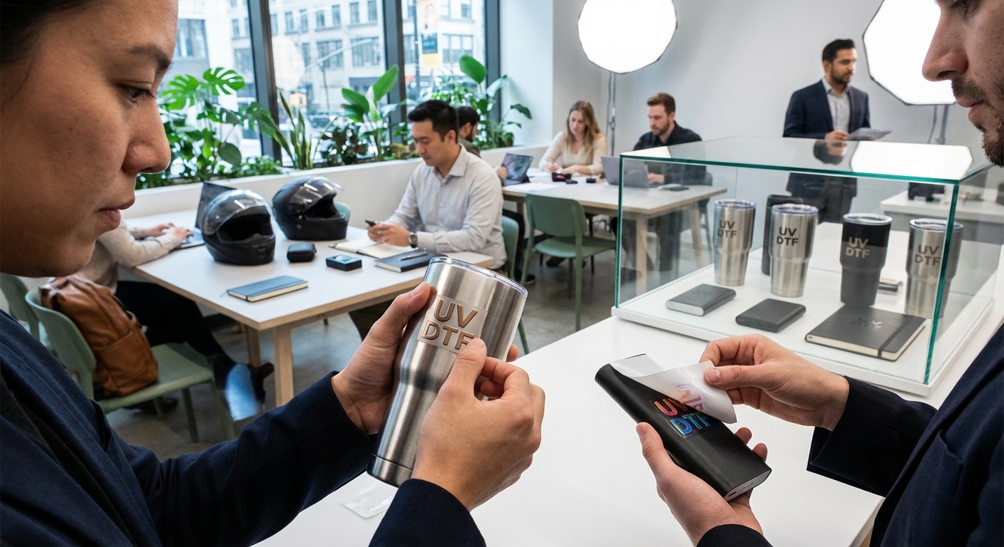 รู้จัก 'UV DTF' เทรนด์พิมพ์โลโก้นูนปี 2026 ติดของพรีเมียมได้ทุกทรง - uv-dtf-printing-technology-premium-gifts-2026