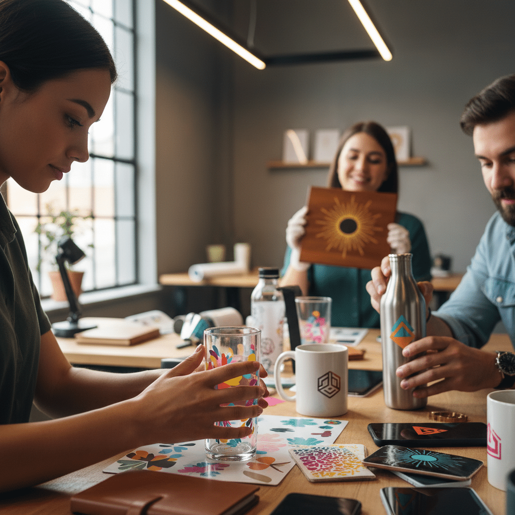 UV DTF คืออะไร? พิมพ์โลโก้ติดสินค้าได้ทุกพื้นผิว - uv-dtf-sticker-printing-sme