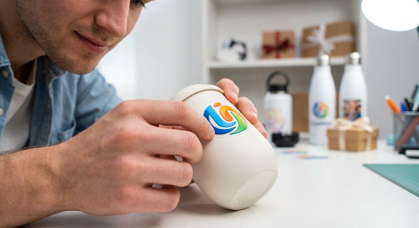 แปะปุ๊บ หรูปั๊บ! เจาะลึกเทคโนโลยี “UV DTF” พิมพ์โลโก้นูนไม่ต้องไดคัท เทรนด์ฮิตปี 2026 - uv-dtf-sticker-printing-technology-2026