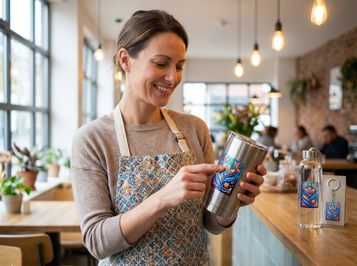 สกรีนของชำร่วยไม่ง้อบล็อก! รู้จัก 'UV DTF' เทรนด์งานพิมพ์ 2026 ติดแก้ว-หมวกกันน็อคได้ ไม่มีขั้นต่ำ - uv-dtf-sticker-technology-2026-premium-gift