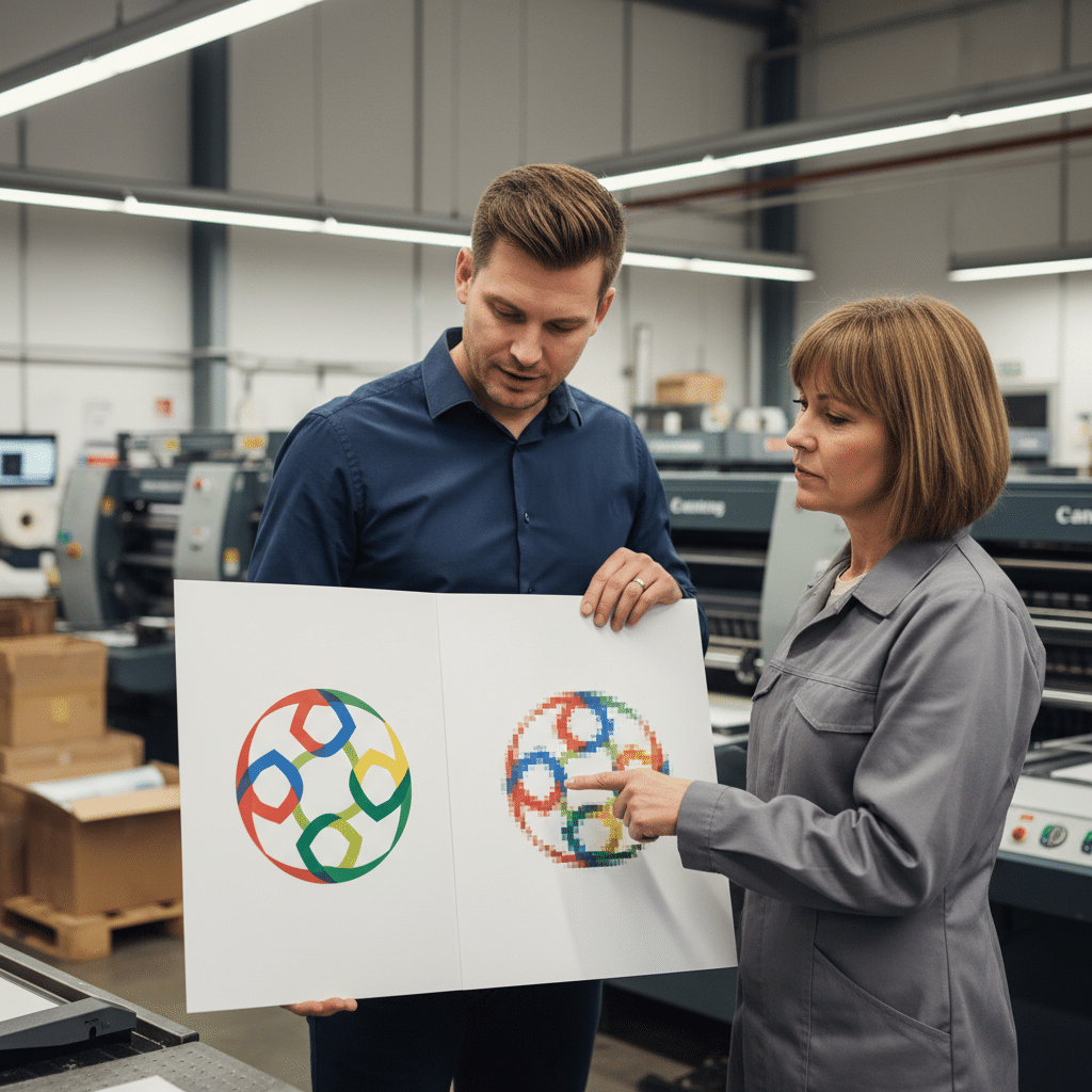 เวกเตอร์ vs บิตแมป: ส่งไฟล์แบบไหนให้โรงพิมพ์แล้วชัด ไม่แตก - vector-vs-bitmap-printing-file