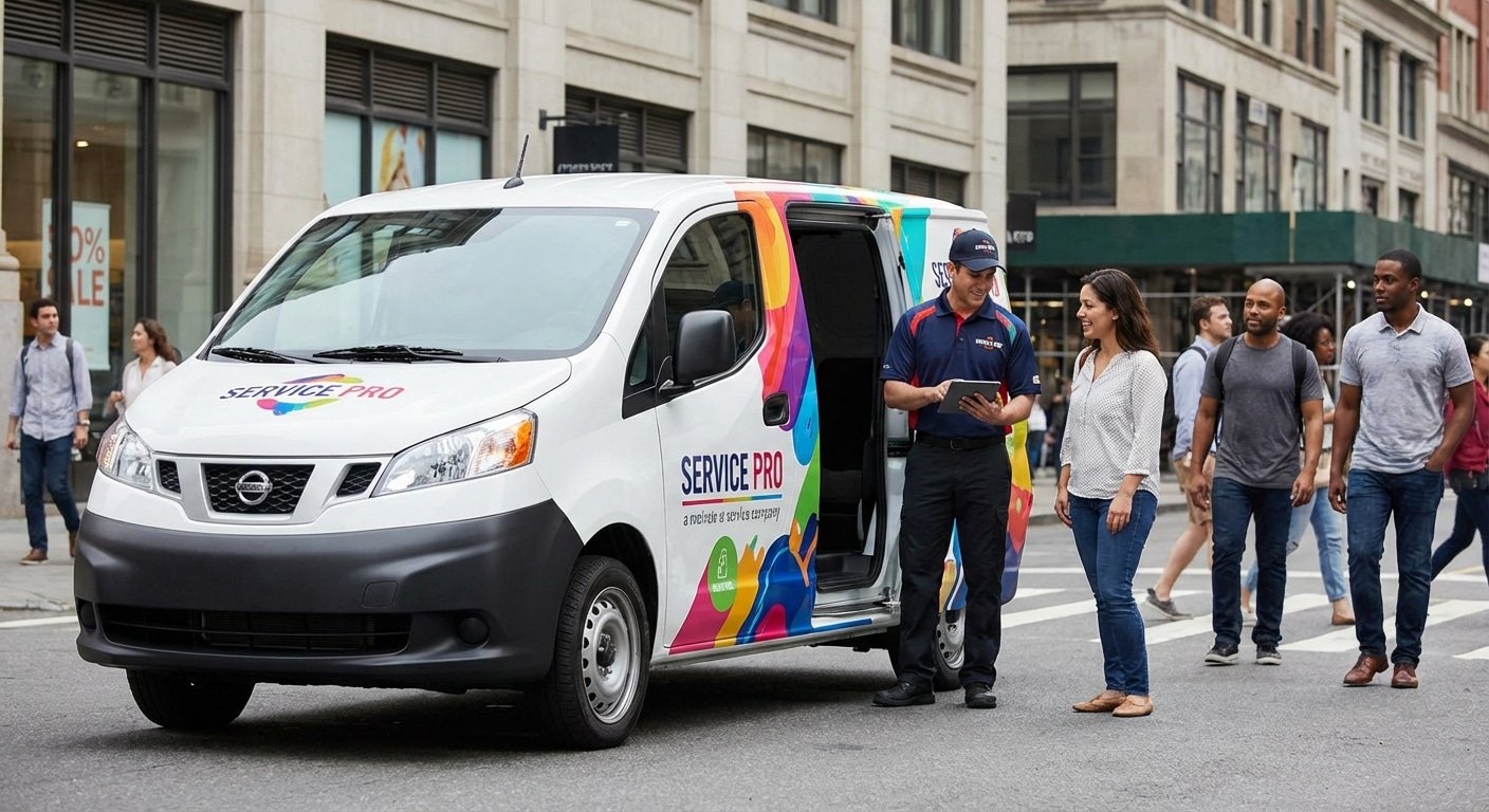 เปลี่ยนรถบริษัทเป็น 'ป้ายโฆษณาเคลื่อนที่' จ่ายทีเดียว โฆษณาฟรี 3 ปี - vehicle-wrap-advertising-branding-strategy