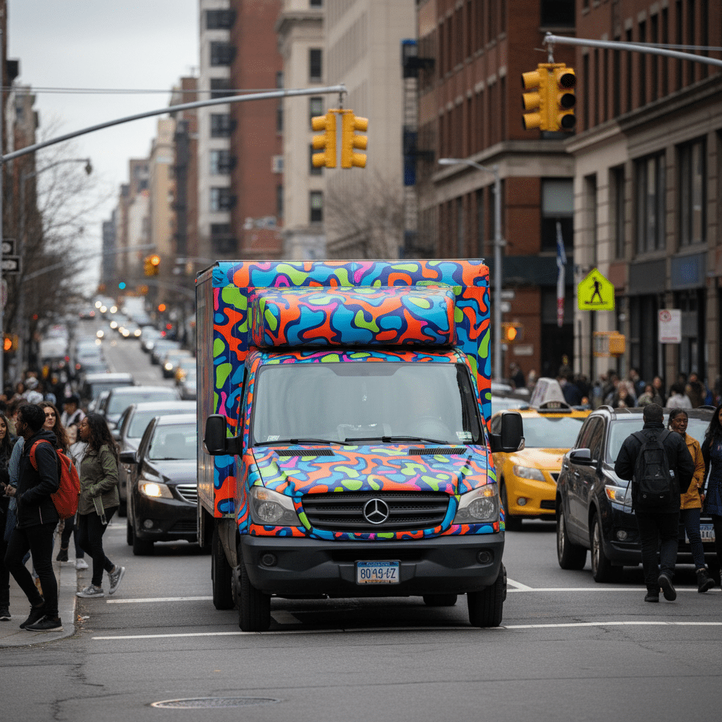 จอดติดไฟแดงก็ขายได้! เปลี่ยนรถบริษัทเป็น 'Mobile Billboard' โฆษณาเคลื่อนที่ ลงทุนทีเดียวคุ้ม 3 ปี - vehicle-wrap-mobile-billboard-marketing-roi