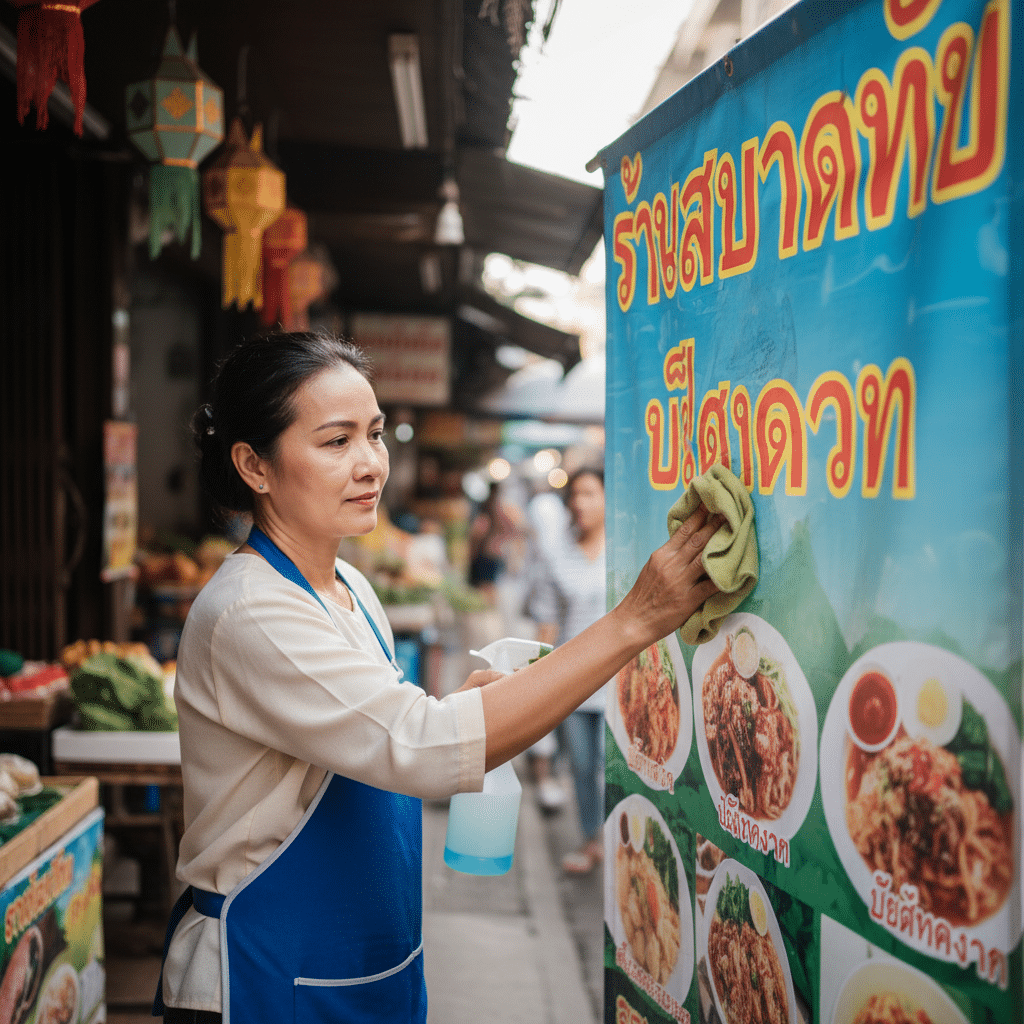 ยืดอายุ 'ป้ายไวนิล' 5 เคล็ดลับดูแลให้สีสด ทนแดดทนฝน - vinyl-banner-care-tips-guide