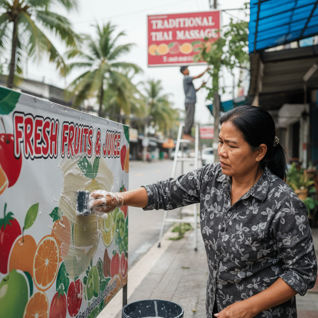 ไวนิลซีด=ลูกค้าหาย! 5 วิธีดูแล 'ป้ายไวนิล' ให้สีสดทนแดดเกิน 3 ปี - vinyl-banner-maintenance-tips-extend-lifespan