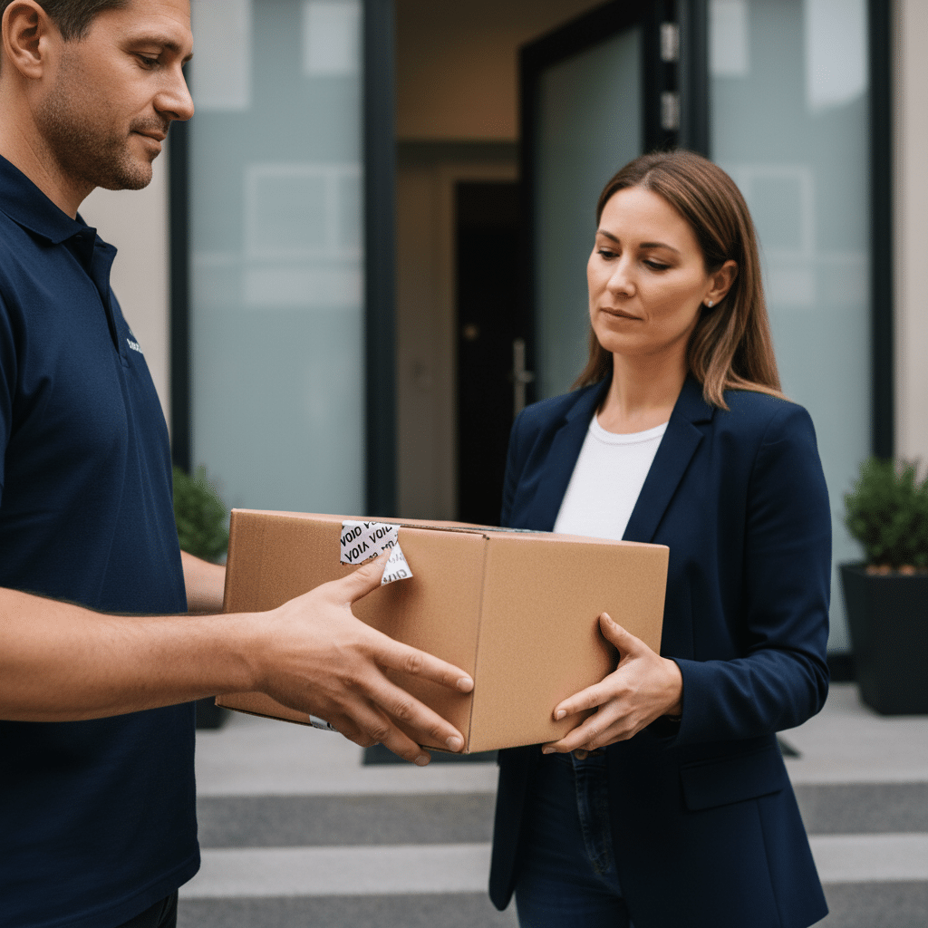 ส่งของแล้วโดนแกะ? จบปัญหาด้วย 'Void Sticker' สติ๊กเกอร์กันเปิดที่ร้านค้าต้องมี - void-sticker-security-tamper-evident-guide