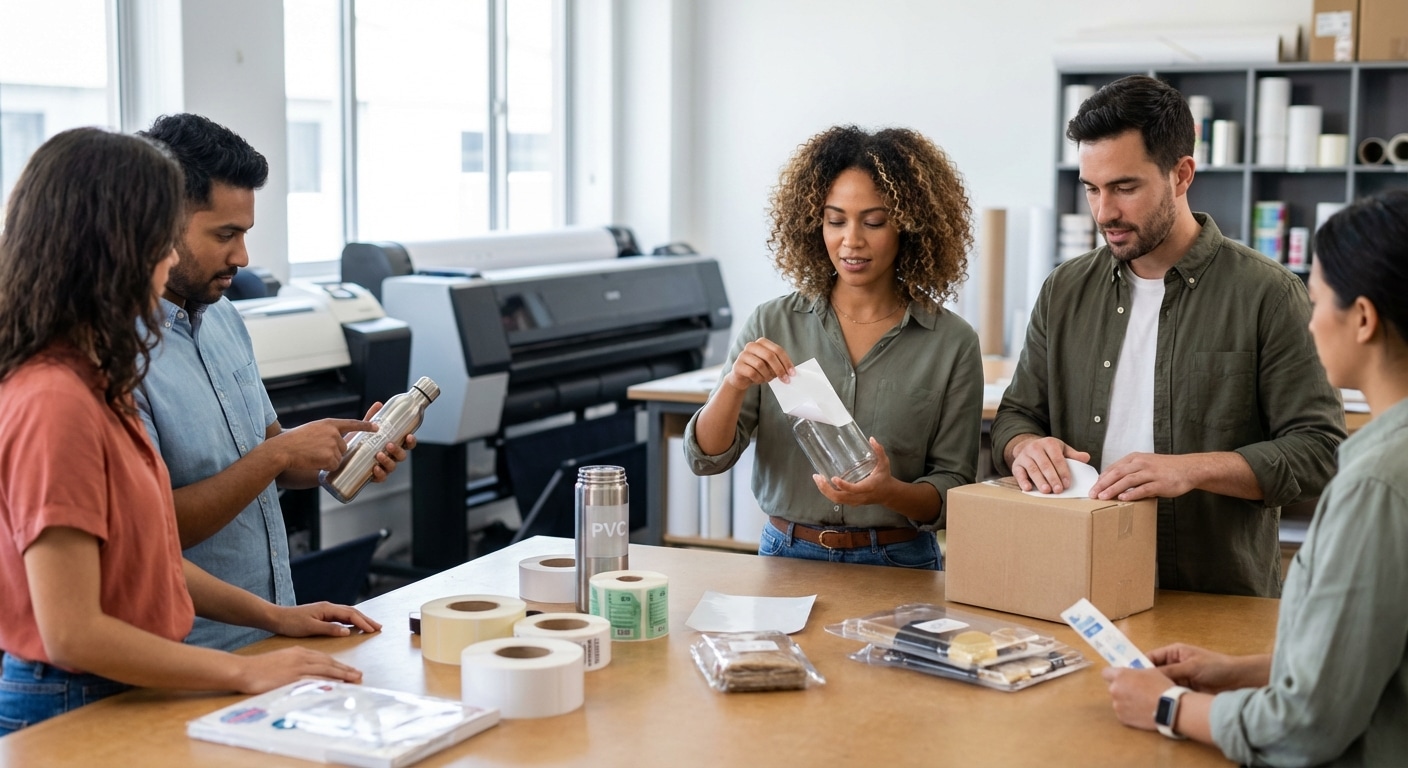 อย่าเสียน้อยเสียยาก! เจาะลึก 'สติ๊กเกอร์กันน้ำ' แต่ละเกรด ต่างกันอย่างไร? เลือกแบบไหนให้คุ้มปี 2026 - waterproof-sticker-material-grade-comparison-2026