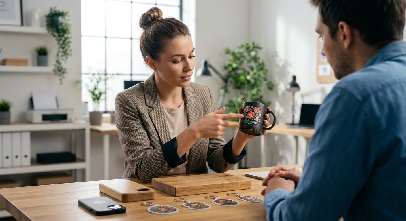 สติ๊กเกอร์ลอยได้? เจาะลึก 'UV DTF' นวัตกรรมเปลี่ยนสินค้าธรรมดาให้เป็นพรีเมียมแบรนด์ปี 2026 - what-is-uv-dtf-printing-technology-2026