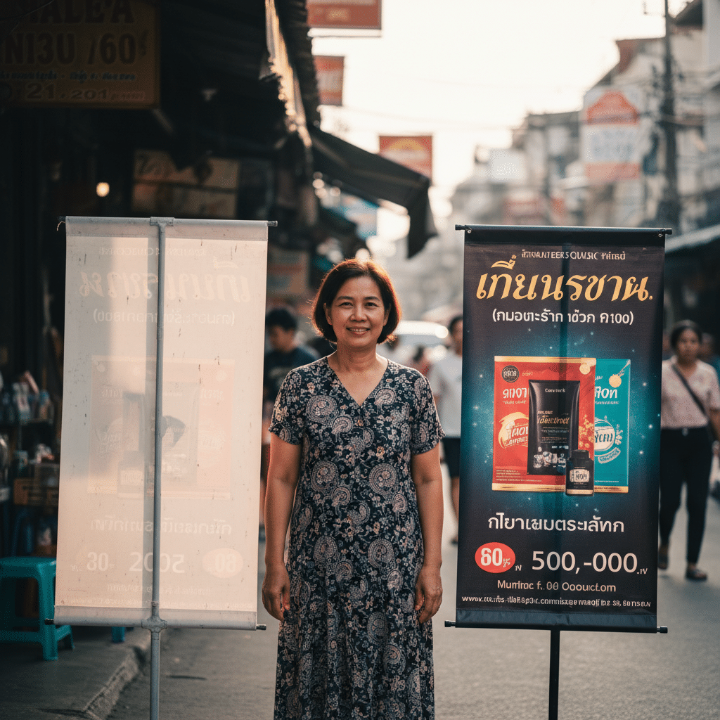 ป้ายซีดไวเพราะเลือกผิด! เทียบ 'ไวนิลหลังขาว vs หลังดำ' แบบไหนทนแดด สีสด ไม่จมแสง - white-back-vs-black-back-vinyl-comparison-outdoor