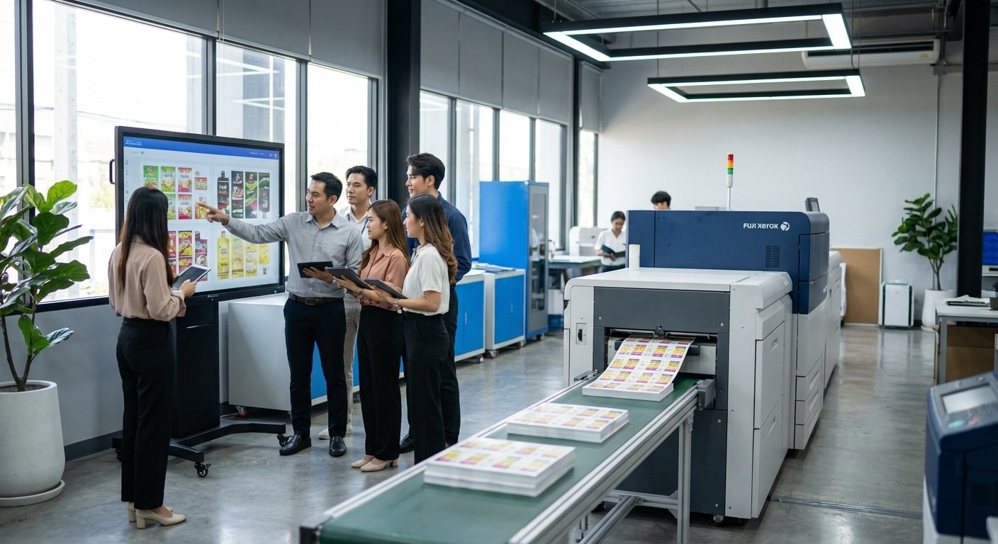 อัปเดต 2026! AI พลิกโฉมวงการออกแบบและสื่อสิ่งพิมพ์ - 2026-ai-printing-design-trends