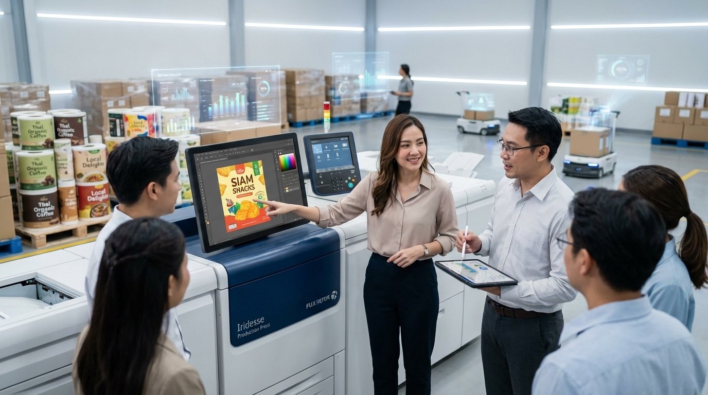 เทรนด์โรงพิมพ์ 2026! นวัตกรรม AI ยกระดับงานพิมพ์ SME - 2026-ai-printing-tech-trend