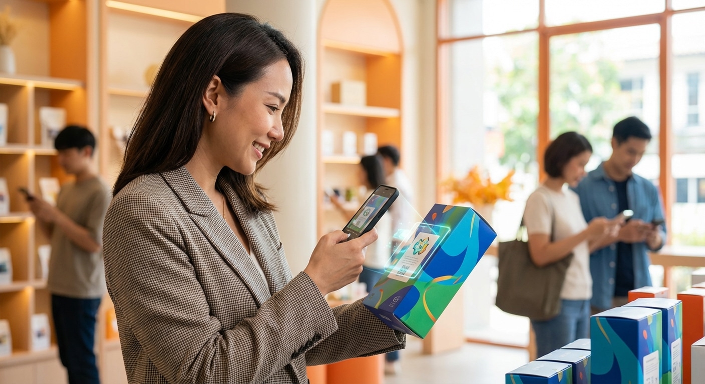 เทรนด์สิ่งพิมพ์ 2026: ฉลากสินค้า AR เชื่อมโลกดิจิทัล - 2026-ar-smart-label-trend