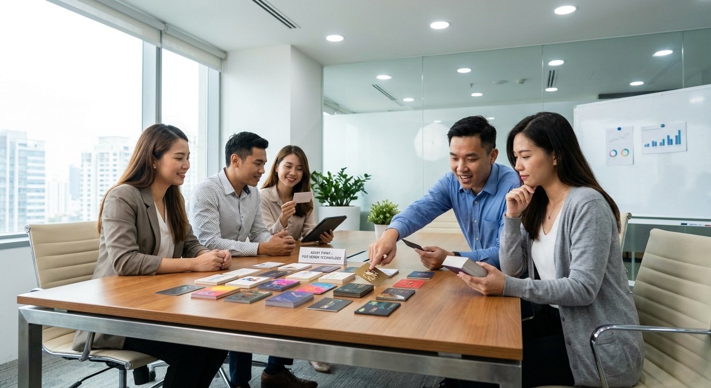 พิมพ์นามบัตร 2026 อย่างไรให้ลูกค้าทัก? ทริคออกแบบเพิ่มยอด - 2026-business-card-printing-tips