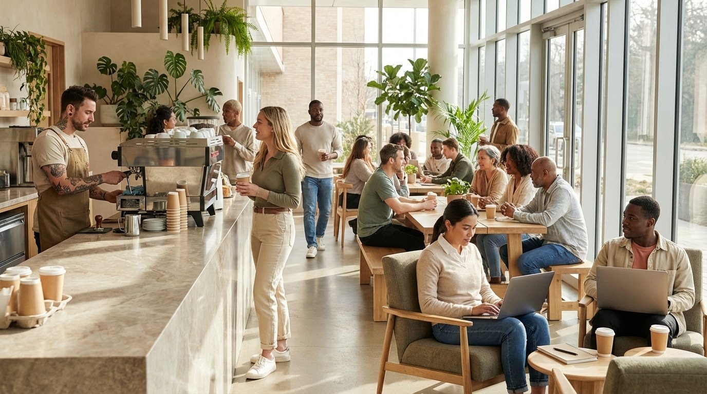 เทรนด์ออกแบบโลโก้คาเฟ่ 2026 สร้างแบรนด์ยังไงให้ลูกค้าจำ - 2026-cafe-logo-branding-trends