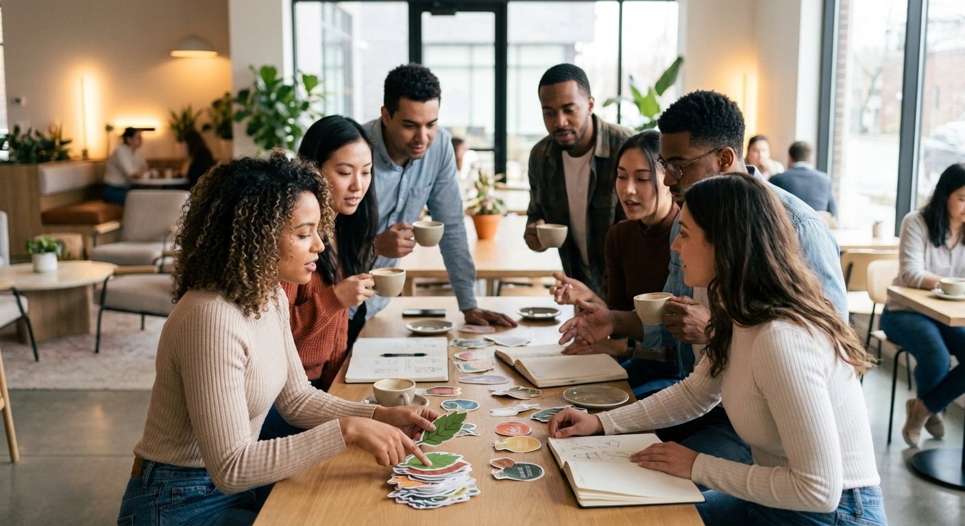 ส่องเทรนด์สติ๊กเกอร์ 2026! ไดคัทแปลกใหม่เพิ่มยอดขายคาเฟ่ - 2026-cafe-sticker-diecut-trend