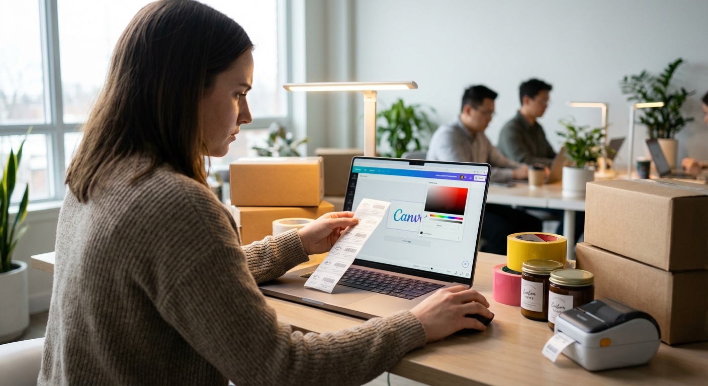 ตั้งค่าสี Canva 2026 พิมพ์ฉลากอย่างไรให้สีไม่เพี้ยน? - 2026-canva-cmyk-label-printing