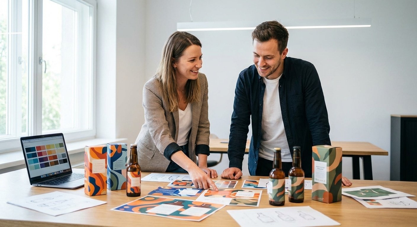 อัปเดตเทรนด์สี 2026! ทริคออกแบบฉลากสินค้า SME ให้ยอดพุ่ง - 2026-color-trend-label-design