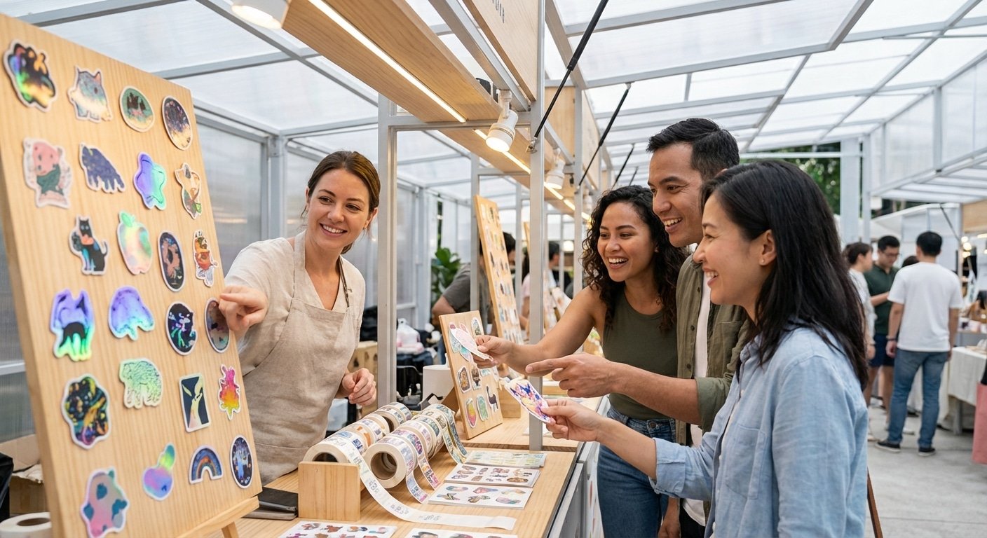 เทรนด์สติ๊กเกอร์ 2026! ไดคัททรงอิสระดึงดูดลูกค้าเพิ่มยอดขาย - 2026-custom-diecut-sticker-trends