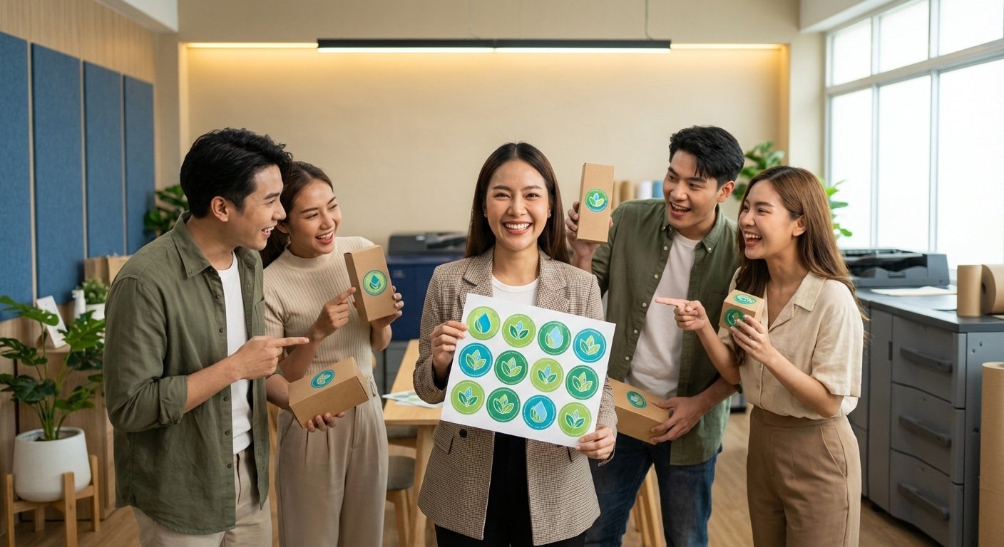 อัปเดตเทรนด์ 2026! พิมพ์ฉลากสินค้ารักษ์โลก ดันยอดขาย SME - 2026-eco-friendly-label-trend