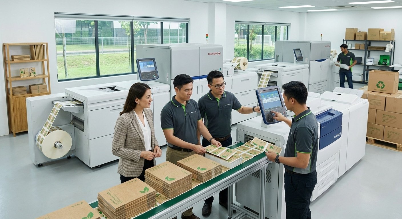 เจาะเทรนด์สิ่งพิมพ์ 2026: หมึกรักษ์โลกและฉลาก Eco-Friendly - 2026-eco-friendly-printing-trend