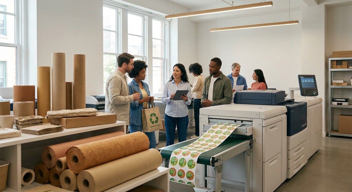 เทรนด์สิ่งพิมพ์ 2026: นวัตกรรมหมึกรักษ์โลกมัดใจสายกรีน - 2026-eco-friendly-printing-trend