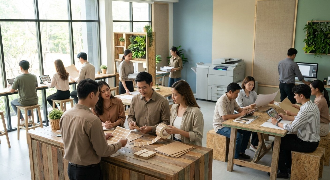 เทรนด์สื่อสิ่งพิมพ์รักษ์โลก 2026 มัดใจลูกค้ายุคใหม่ - 2026-eco-friendly-printing-trends