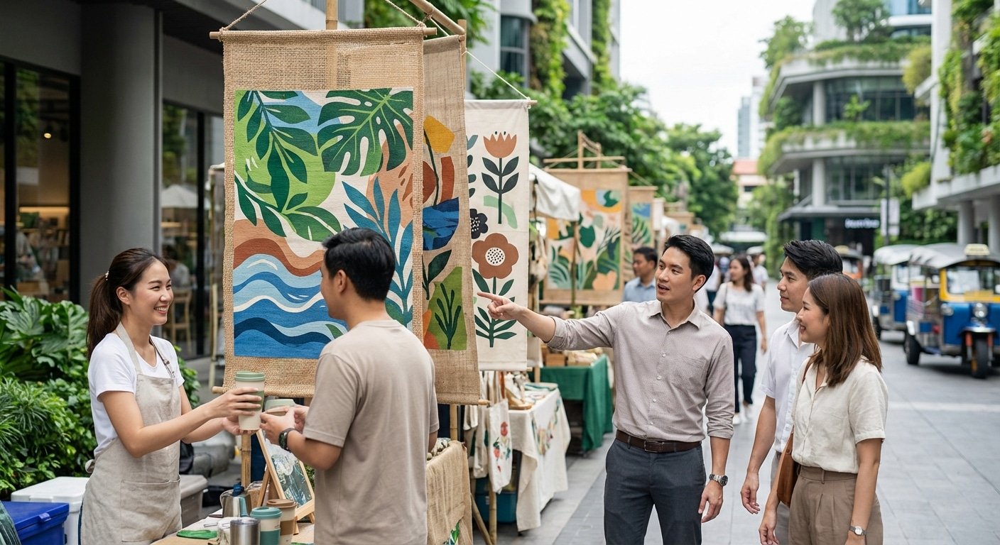 เทรนด์ป้ายโฆษณา 2026! วัสดุรักษ์โลกดันยอดขาย SME - 2026-eco-friendly-signage-trend