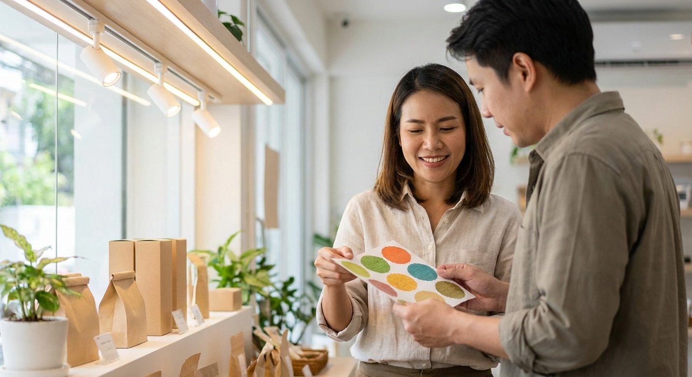 เทรนด์รักษ์โลก 2026! สติ๊กเกอร์อีโค่ ทางรอด SME ยุคใหม่ - 2026-eco-friendly-sticker-trend