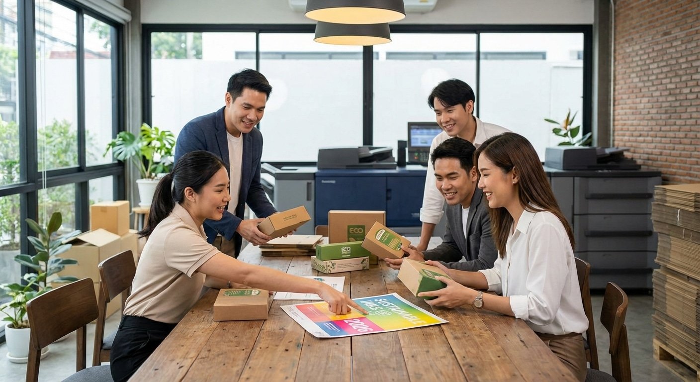 เทรนด์แพ็กเกจจิ้ง 2026! หมึกรักษ์โลกดันยอดฉลาก SME พุ่ง - 2026-eco-ink-packaging-trend