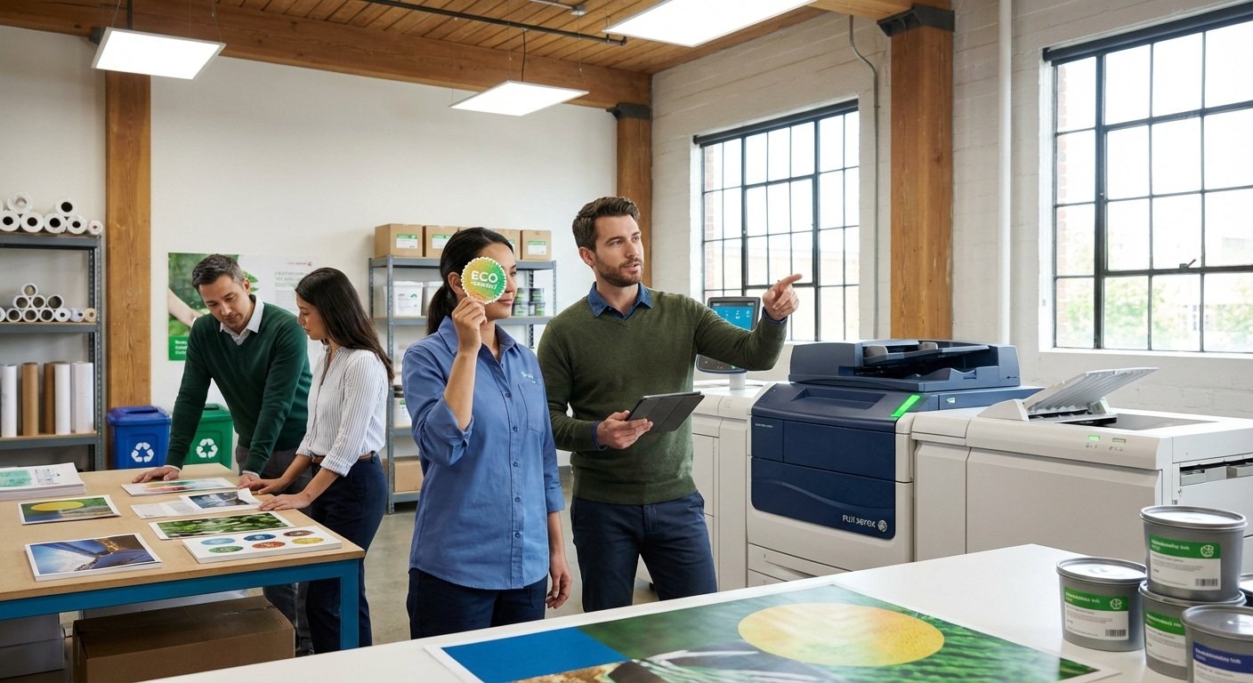 เทรนด์สิ่งพิมพ์ 2026! หมึกรักษ์โลกมัดใจลูกค้ายุคใหม่ - 2026-eco-ink-printing-trend