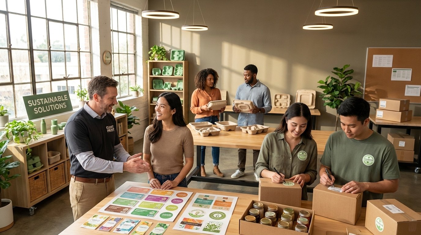 เทรนด์สิ่งพิมพ์ 2026! แพคเกจจิ้งรักษ์โลกดันยอดขาย SME - 2026-eco-packaging-print-trend