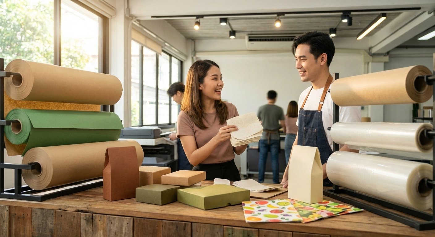 เทรนด์แพคเกจจิ้ง 2026! สติ๊กเกอร์รักษ์โลกดึงดูดลูกค้า - 2026-eco-packaging-print-trend