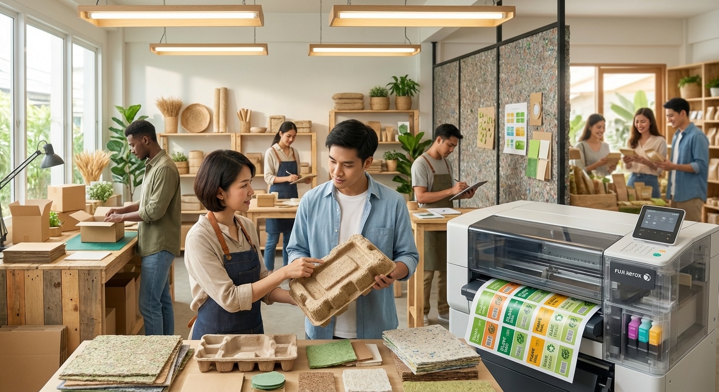 เทรนด์แพคเกจจิ้ง 2026-2027: งานพิมพ์รักษ์โลกดันยอดขาย SME - 2026-eco-packaging-print-trends