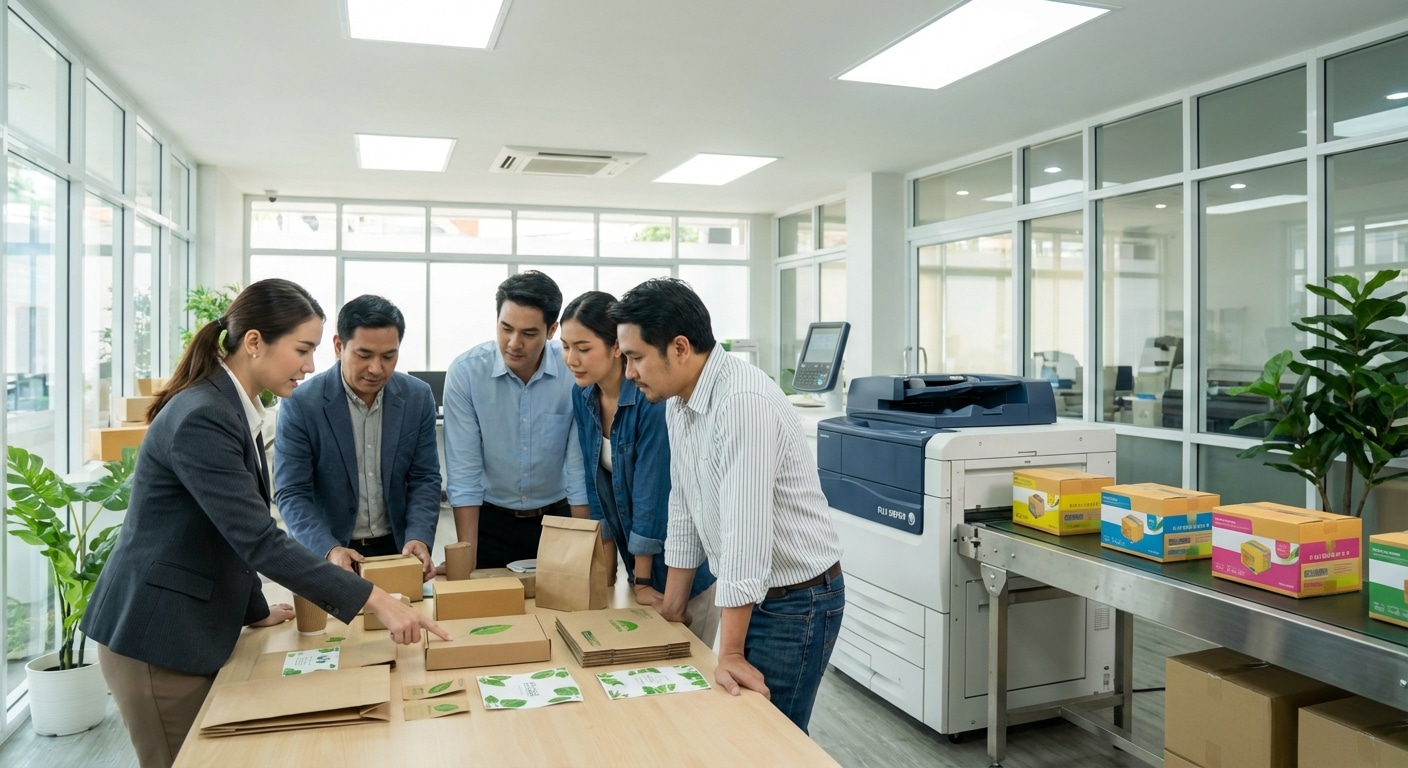 เทรนด์สื่อสิ่งพิมพ์ 2026! แพ็กเกจจิ้งรักษ์โลกมาแรง - 2026-eco-packaging-print-trends