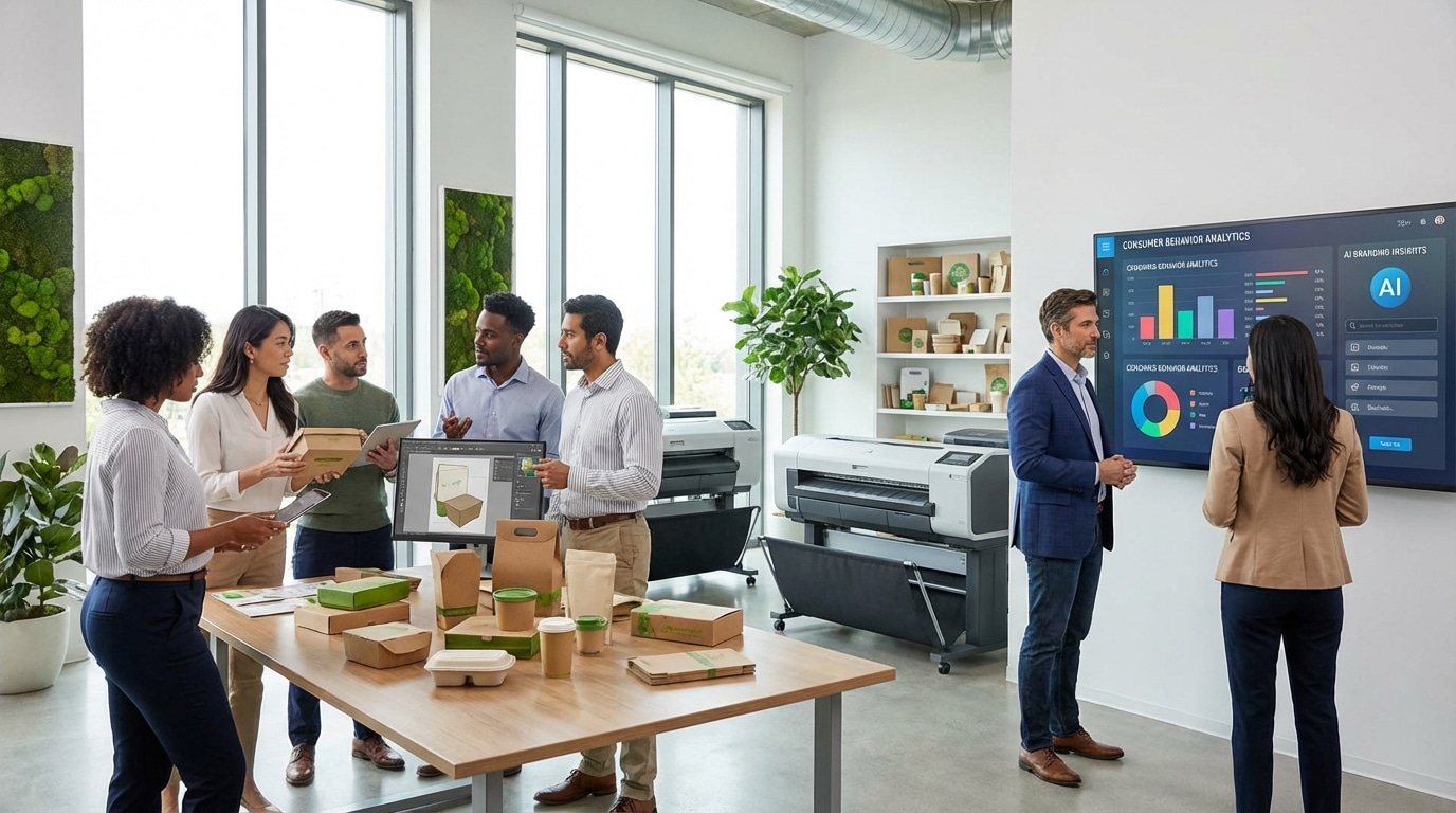 เทรนด์สิ่งพิมพ์ 2026: วัสดุรักษ์โลกและ AI ยกระดับแบรนด์ SME - 2026-eco-print-ai-trend