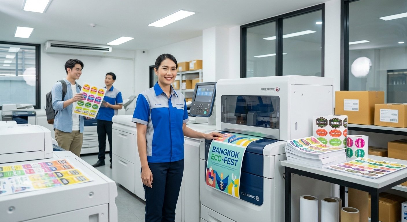 นวัตกรรมพิมพ์ 2026! Fuji Xerox ยกระดับงานป้าย-สติ๊กเกอร์ - 2026-fuji-xerox-printing-tech